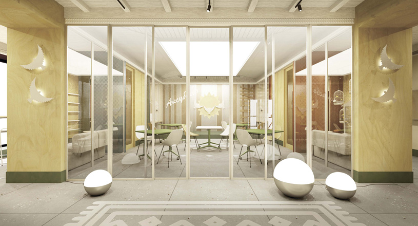 Проект реконструкции здания центра психолого-педагогической помощи «Штабик» (Аксубаево, РТ). Авторы: Тимур Поляков, Александр Юнусов, Диана Рахматуллина (АБ «КУЛ-КУЛ»)