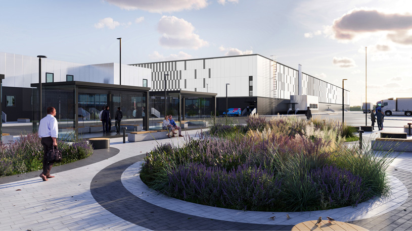 Комплекс по оказанию логистических услуг рядом с деревней Терехово. Авторы: А.А. Чадович, Е.В. Яковлева, Е.И. Иванова, Т.Д. Склярова (dot.bureau)