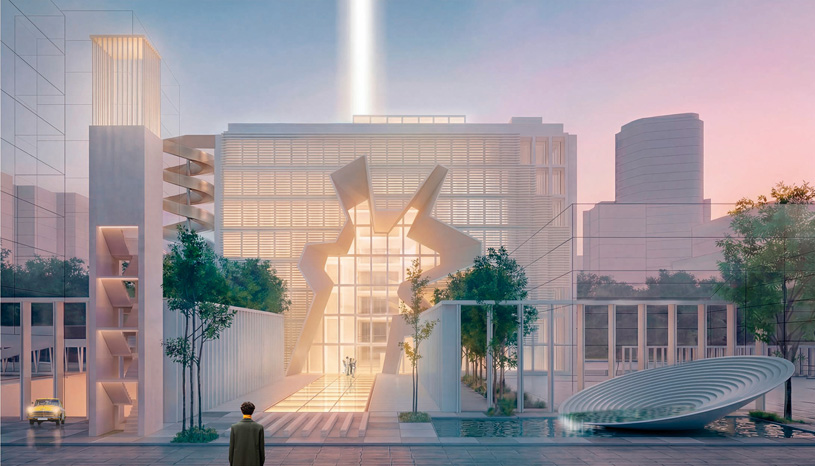 Концепция многофункционального здания в инновационном районе «Город Талантов» (г. Кемерово). Леон Сааков