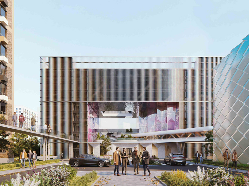 Концепция многофункционального здания в инновационном районе «Город Талантов» (г. Кемерово). Компания «Щуров и Партнёры». Авторы: Георгий Щуров, Александра Бартош