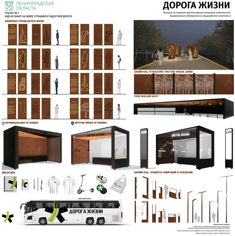 Санкт-Петербургский горный университет: Конкурсная концепция модернизации мемориально-ландшафтного комплекса «Дорога жизни»