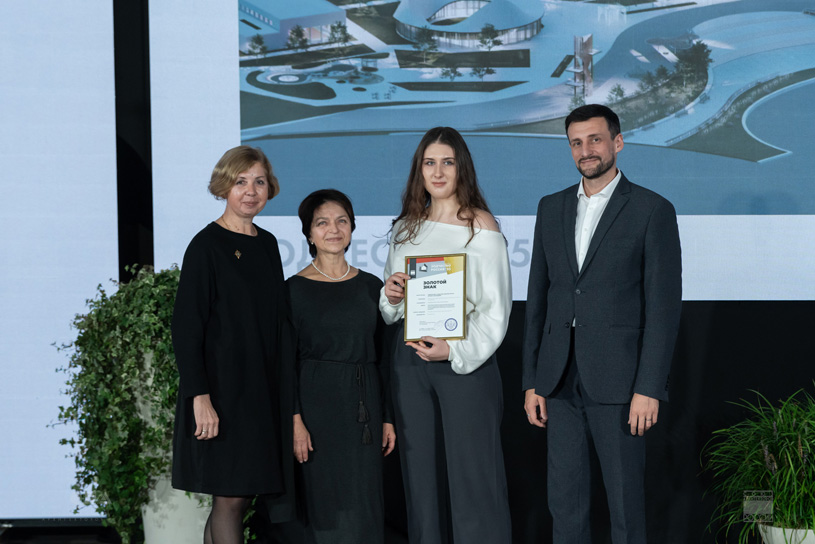 Христина Попова. Колледж архитектуры и строительства № 7.  Работа: «Многофункциональный культурно-досуговый центр в концепции развития села Эльхотово и этнографического комплекса Татартупского минарета»