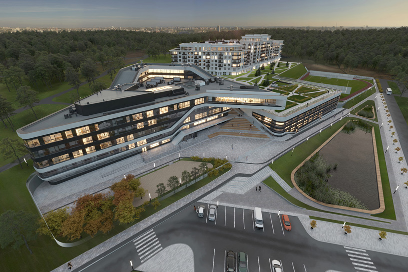 Архитектурная компания КАНУРА, г. Новосибирск . Проект: Школа РОСТ в Заельцовском районе г. Новосибирска