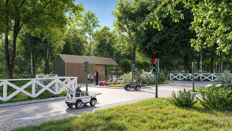 ООО «Рейка» (Щелково).  Проект: Благоустройство центрального парка по адресу: Московская область, городской округ Щёлково, г. Щёлково, ул. Пушкина, д. 22