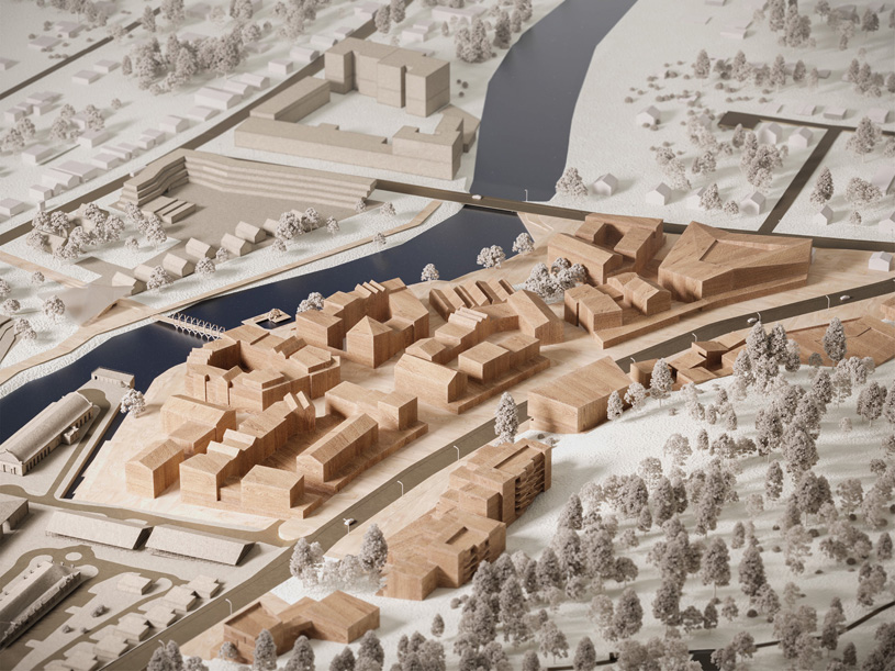 Архитектурное бюро ARCHINFORM (Екатеринбург) . Проект: Архитектурно-градостроительная концепция территории в границах улиц Токарей – Энгельса – Быкова в г. Сысерть