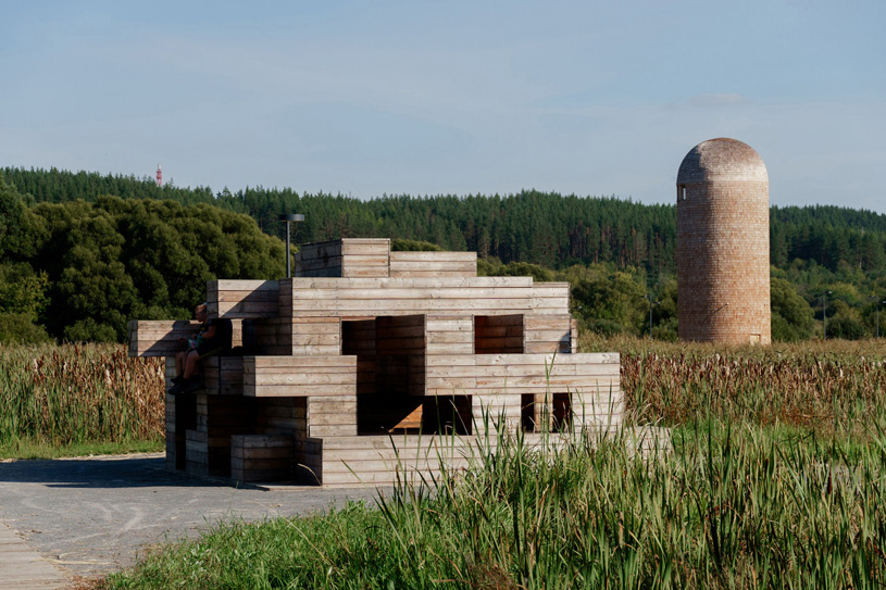 Архитектурное бюро ГОРА (Нижний Новгород).  Работа: Арт-парк Студенческий луг в Княгинино, Нижегородская область