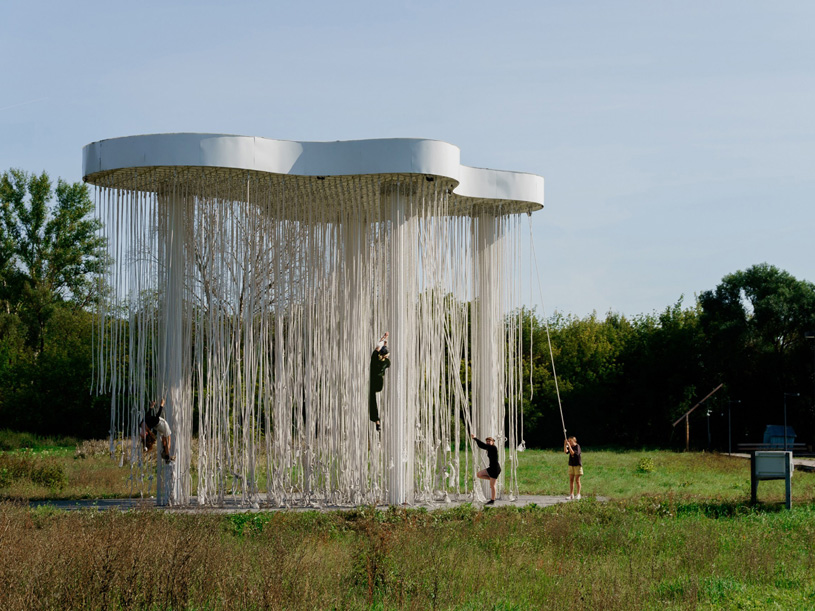 Архитектурное бюро ГОРА (Нижний Новгород).  Работа: Арт-парк Студенческий луг в Княгинино, Нижегородская область