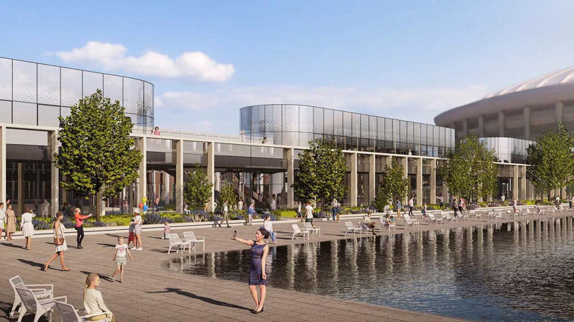 ООО «Архиком» . Работа: «Комплекс павильонов центральной площади Олимпийского комплекса «Лужники», г. Москва