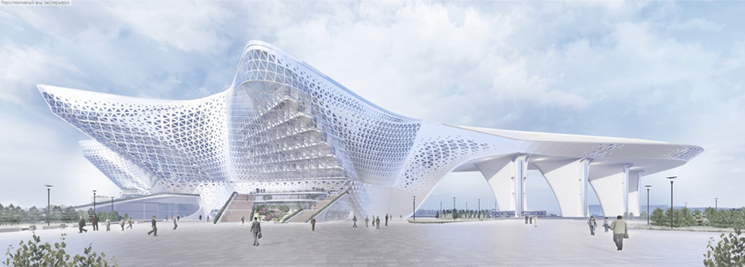 Владислав Безуглый. Уральский государственный архитектурно-художественный университет имени Алфёрова. Работа: «Центр инноваций и экологических решений в городе Инта»