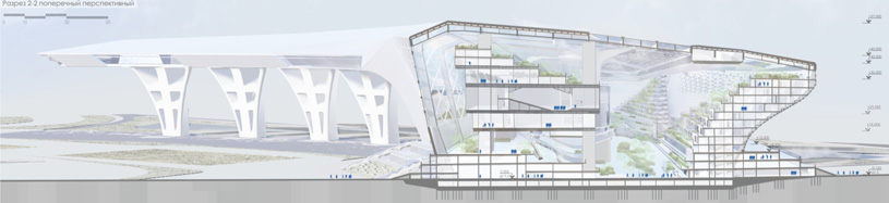 Владислав Безуглый. Уральский государственный архитектурно-художественный университет имени Алфёрова. Работа: «Центр инноваций и экологических решений в городе Инта»