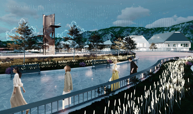 Христина Попова. Колледж архитектуры и строительства № 7.  Работа: «Многофункциональный культурно-досуговый центр в концепции развития села Эльхотово и этнографического комплекса Татартупского минарета»