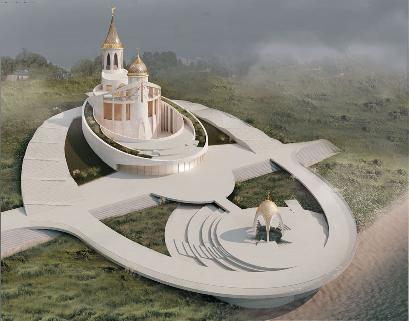 Ассоциация «Гильдия храмоздателей».  Работа: «Проект храмового комплекса в честь св. Михаила Тверского и Анны Кашинской», Тверская область