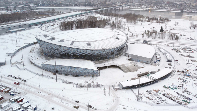 Многофункциональная ледовая арена «Сибирь – Арена» в Новосибирске.  ПИ «АРЕНА»