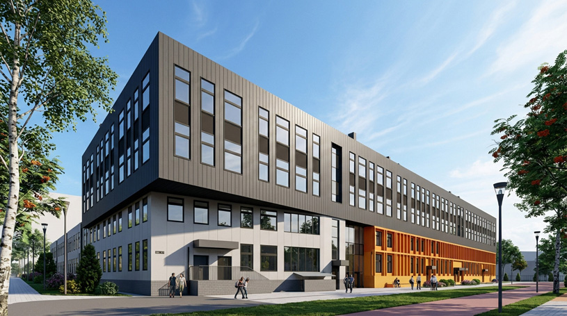 Школа на 550 мест и детский сад 140 мест в Санкт-Петербурге | ООО «БалтИнвест-Проект»