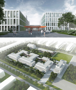 Проект центральной районной больницы на 240 коек. ООО «Гинзбург и Архитекторы»