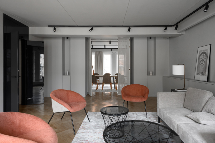 Проект реновации апартаментов в жилом доме при Посольстве Франции в РФ