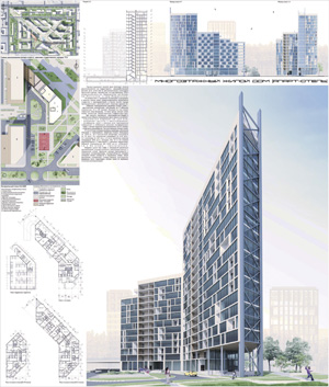 Проект многоэтажного жилого дома в Томске
