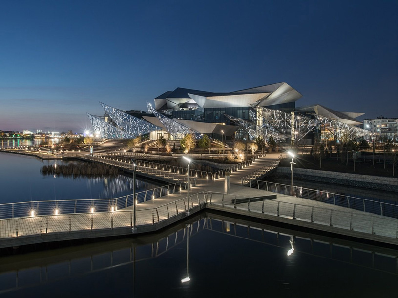 Архитектурное и ландшафтное освещение нового театра им. Галиасгара Камала