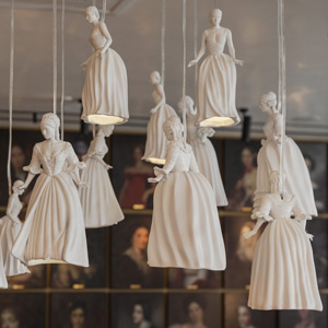 Интерьер ресторана «Машенька» в Зарядье | Архитектурное бюро Archpoint