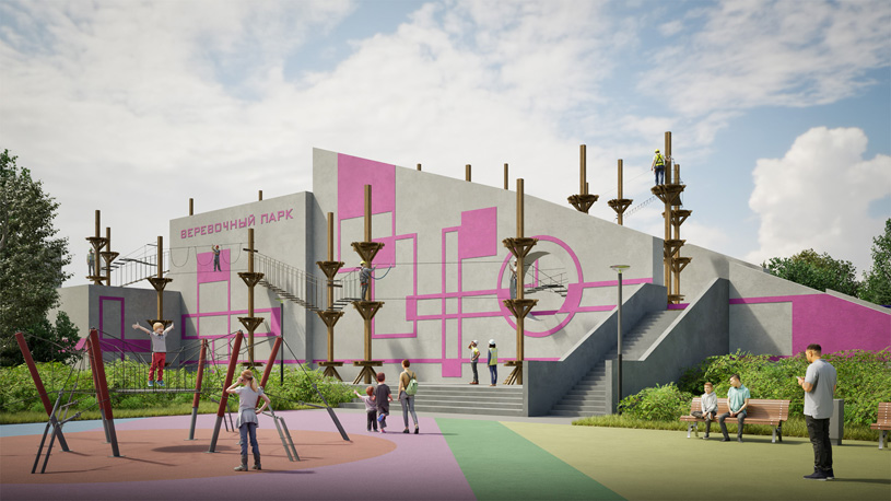 «Подольский гидроузел»: Верёвочный парк