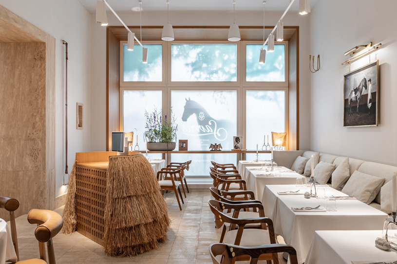 Интерьер ресторана Savras на Большой Дмитровке | Архитектурное бюро Archpoint