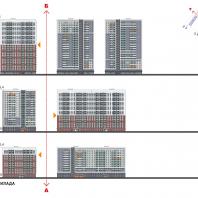 Проект жилого комплекса «Покровский» в Ижевске. 2019 г. Авторы: Летуев С.С, Летуева Ю.В. (Ижевск)