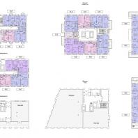 Проект жилого комплекса «Покровский» в Ижевске. 2019 г. Авторы: Королев Е.В., Смирнова Е.В. (Москва)
