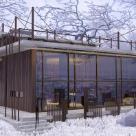 Проект загородного дома на одну семью | AEstudio