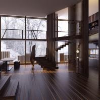 Проект загородного дома на одну семью | AEstudio