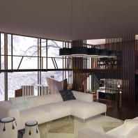 Проект загородного дома на одну семью | AEstudio