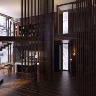 Проект загородного дома на одну семью | AEstudio