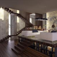 Проект загородного дома на одну семью | AEstudio