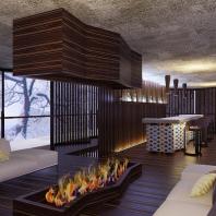 Проект загородного дома на одну семью | AEstudio