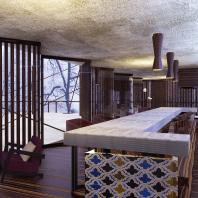 Проект загородного дома на одну семью | AEstudio