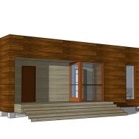 Проект одноквартирного дома для молодой семьи. АФ-студия. Архитектор: Дмитрий Антонов