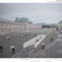 Концепция развития территории Придворно-Конюшенного ведомства с созданием музея современного искусства. Архитектурное бюро Studio Mishin