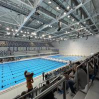 Церемония открытия Дворца водных видов спорта в Екатеринбурге. 13 апреля 2023 г.