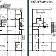 Проект сервисного центра с магазином товаров первой необходимости в Братске. ООО АПМ «Белый квадрат»