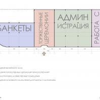 Проект Дворца бракосочетания в г. Губкине. План первого этажа | AM-ARCHITECT