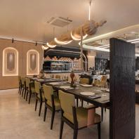 Интерьер ресторана «Машенька» в Зарядье | Архитектурное бюро Archpoint