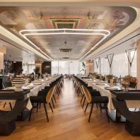 Интерьер ресторана «Машенька» в Зарядье | Архитектурное бюро Archpoint