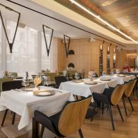 Интерьер ресторана «Машенька» в Зарядье | Архитектурное бюро Archpoint