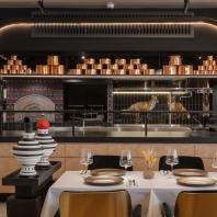 Интерьер ресторана «Машенька» в Зарядье | Архитектурное бюро Archpoint