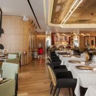 Интерьер ресторана «Машенька» в Зарядье | Архитектурное бюро Archpoint