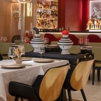 Интерьер ресторана «Машенька» в Зарядье | Архитектурное бюро Archpoint