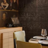 Интерьер ресторана «Машенька» в Зарядье | Архитектурное бюро Archpoint