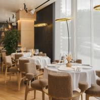 Интерьер ресторана «Машенька» в Зарядье | Архитектурное бюро Archpoint