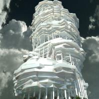 Многофункциональный жилой комплекс «Дом-облако». Shokhan Mataibekov architects. Архитектор: Матайбеков Ш.У.