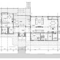 Проект загородного дома. Архитектурная мастерская METAarchitects. Архитектор Сарафанов Алексей