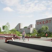 Скейт-парк: Концепция приспособления инженерного сооружения и прилегающей территории «Подольский гидроузел» | ООО «Департамент технического заказчика»